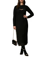 Quasari Georgette Midi-Dress