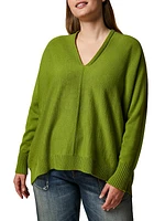 Alba Wool-Blend V-Neck Sweater