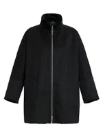 Plus Mr Sport Eccelso Reversible Faux Suede Jacket