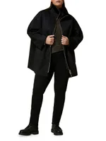 Plus Mr Sport Eccelso Reversible Faux Suede Jacket