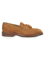 Suede Tassel Loafers