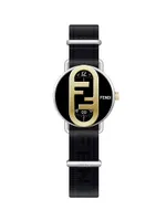 O'Lock Two-Tone Stainless Steel & Jacquard Strap Watch/42MM