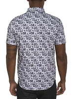 Bonehead Graphic Button-Down Shirt