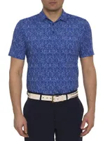 Medallion Tiles Polo Shirt