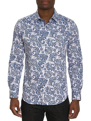 Divan Woven Button-Up Shirt