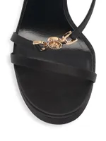 115MM Satin Platform Sandals