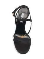 115MM Satin Platform Sandals