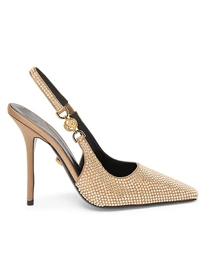 110MM Embellished Slingback Pumps