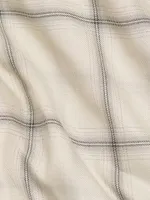 Logo Checked Button-Front Shirt