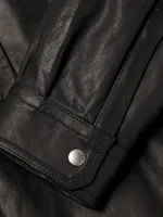 Padded Leather Jacket