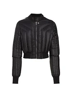 Quilted Bomber Jacket