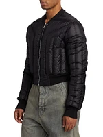 Quilted Bomber Jacket