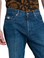 Mitchel-Fit Five-Pocket Jeans