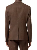 Mouline Wool-Blend Formal Jacket