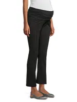 London Ponté Maternity Crop Pants