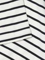 Nicolette Striped Boatneck Top