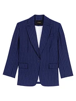 Striped Suit Jacket