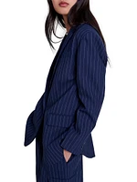 Striped Suit Jacket