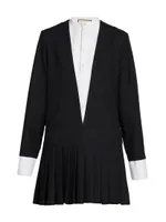 Tuxedo-Style Minidress