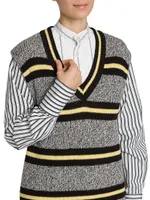 Striped Wool Vest