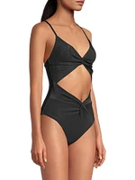 Aviva Cut-Out One-Piece Swimsuit