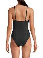 Aviva Cut-Out One-Piece Swimsuit