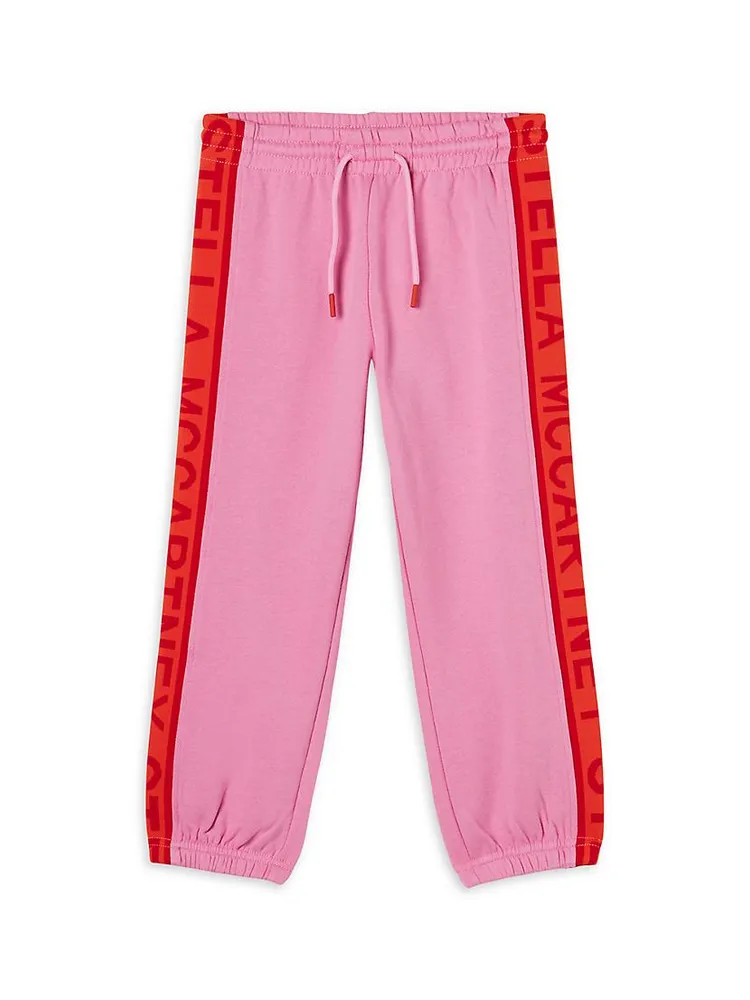 Little Girl's & Logo Tape Joggers