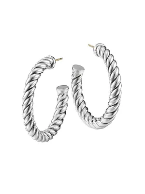 Cable Classics Hoop Earrings