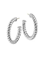 Cable Classics Hoop Earrings