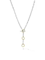 DY Madison 3-Ring Chain Necklace 18K Yellow Gold