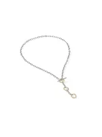 DY Madison 3-Ring Chain Necklace 18K Yellow Gold