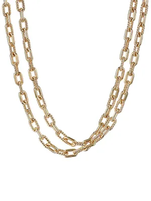 Madison Bold Necklace 18K Yellow Gold