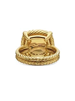 Chatelaine Pavé Bezel Ring 18K Yellow Gold