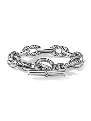 DY Madison Sterling Silver Toggle Chain Bracelet