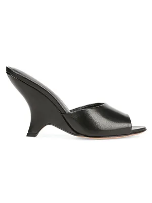 Mila 95MM Leather Mules