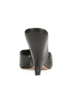 Mila 95MM Leather Mules