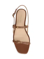 Malinda 9.5MM Leather Sandals
