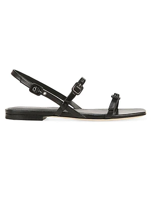 Malinda Leather Buckle Sandals