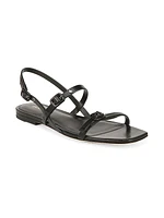 Malinda Leather Buckle Sandals