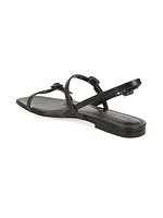 Malinda Leather Buckle Sandals