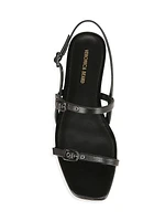 Malinda Leather Buckle Sandals