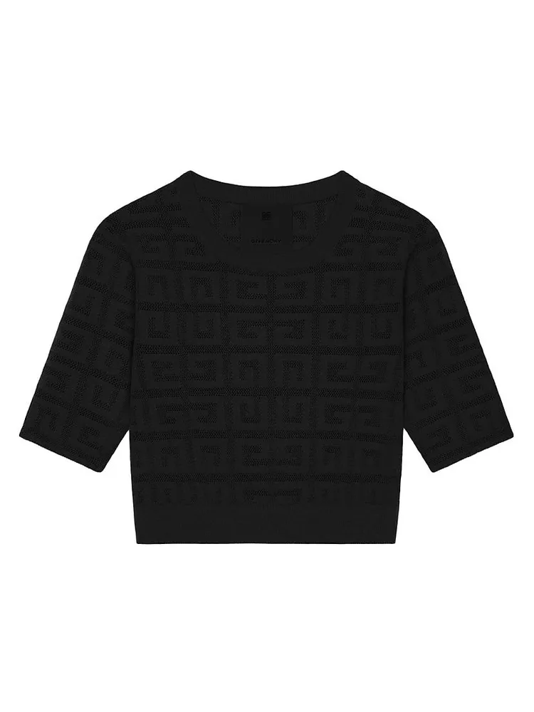 Cropped Sweater 4G Jacquard