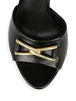 Mirren 95MM Leather Sandals