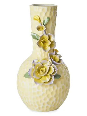 Small Flower Sculpture Ceramic Vase