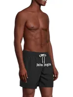 Logo Drawstring Swim Shorts