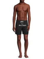 Logo Drawstring Swim Shorts