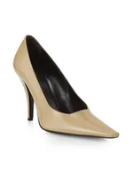 Lana Leather Pointy Toe Pumps