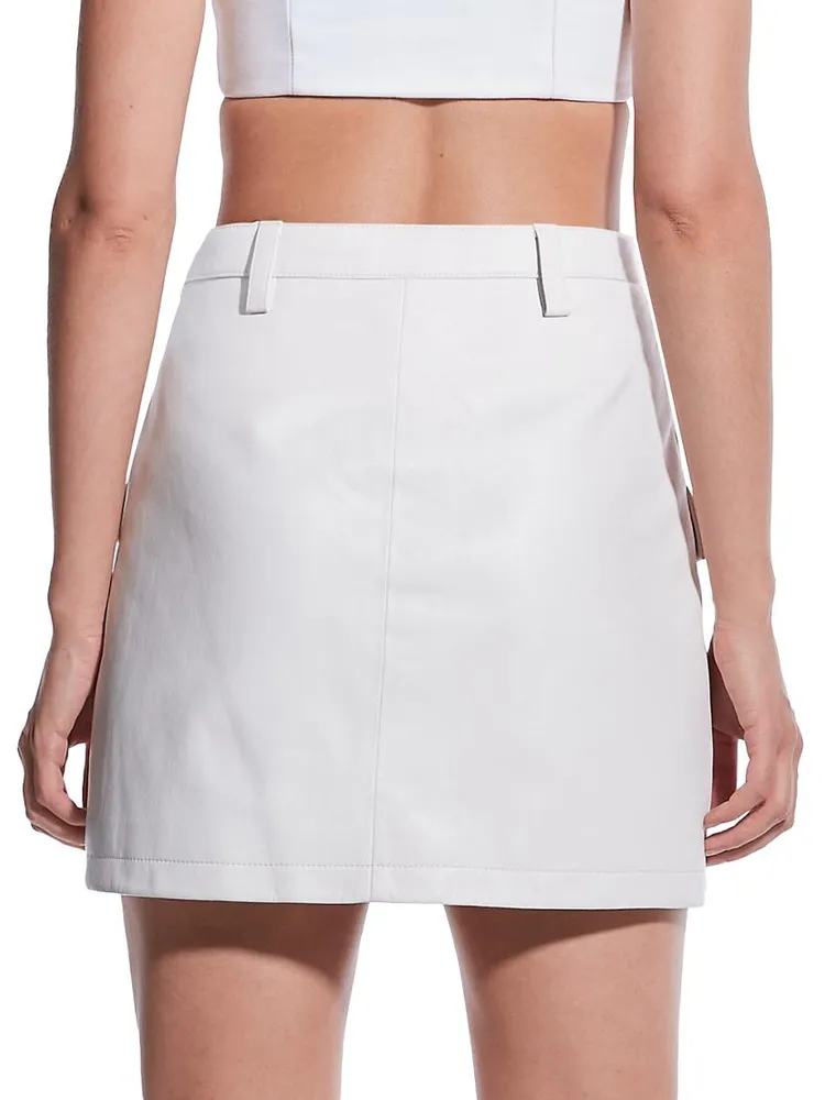 Jameson Recycled Leather Skirt