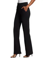 Tailored Straight-Leg Pants