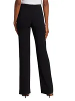 Tailored Straight-Leg Pants